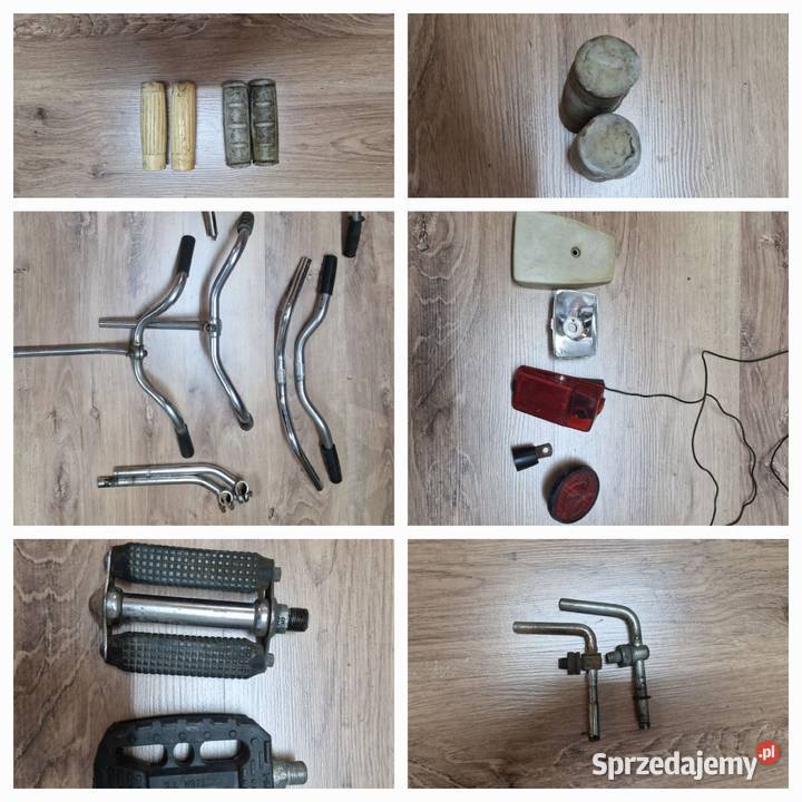 Części z rowerów ROMET I ZZR z okresu PRLu Brzeszcze
