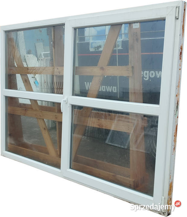 OKNA KacprzaK OKNO PCV 233X154 Używane Siedlce sprzedam