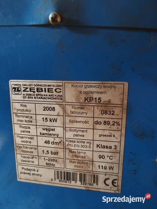 Sprzedam kocioł na ekogroszek Janowiec Wielkopolski