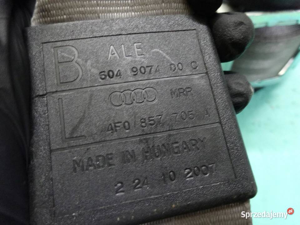 AUDI A6 C6 07r pas bezpieczeństwa lewy przód