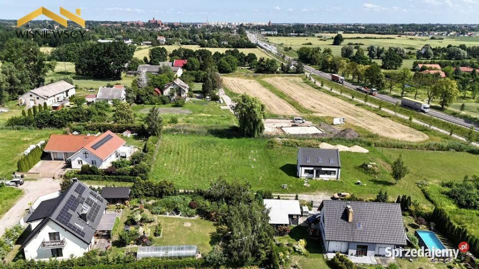 Działka 1580 m z mediami Cisy k Malborka