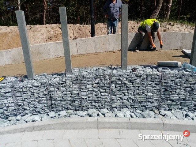 Gabiony zgrzewane 1x1x05 m drut 4 mm oczko Bydgoszcz