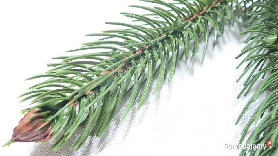 Gałązka świerkowa 3 sztuczna choinka z szyszką Siewierz