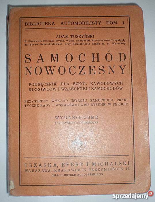 Samochód nowoczesny tom 1 A Tuszyński Ostrów Wielkopolski
