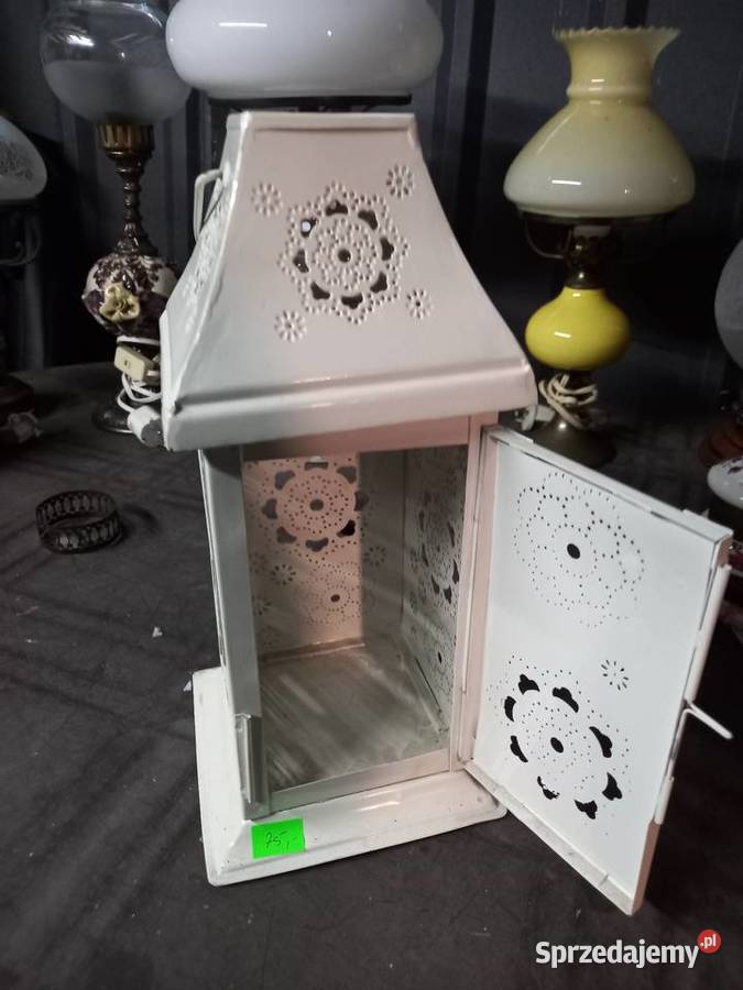 Lampion metalowy ozdobny Jasło