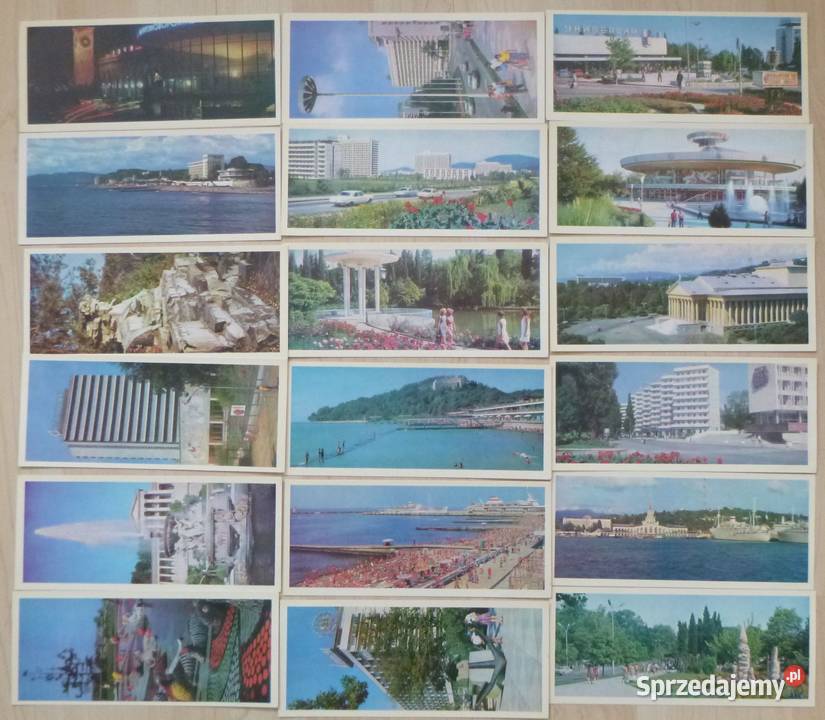 Rosyjskie pocztówki 1978 18 Soczi Warszawa