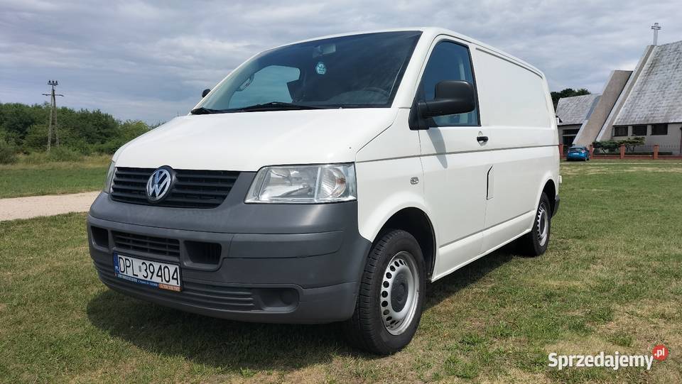 Volkswagen Transporter T5 19 TDI zarejestrowany drzwi odsuwane Chocianów