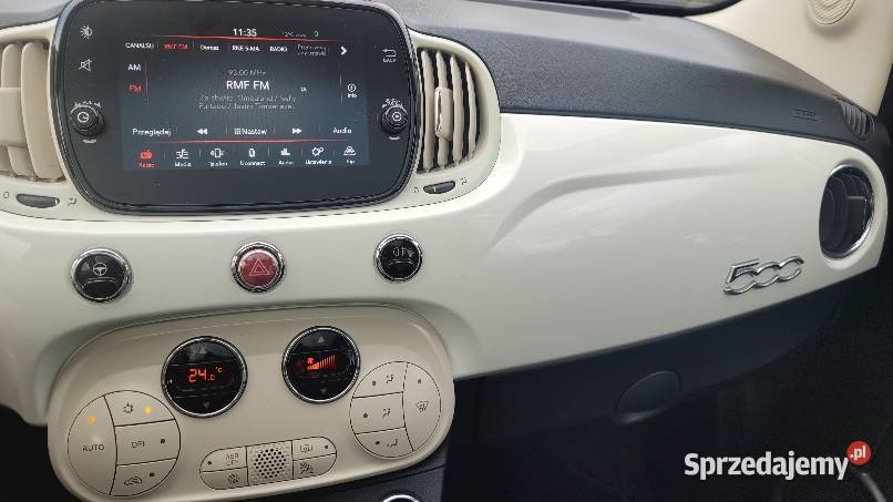 Fiat 500 2019 nowy rozrzad bogata wersja isofix Myszków