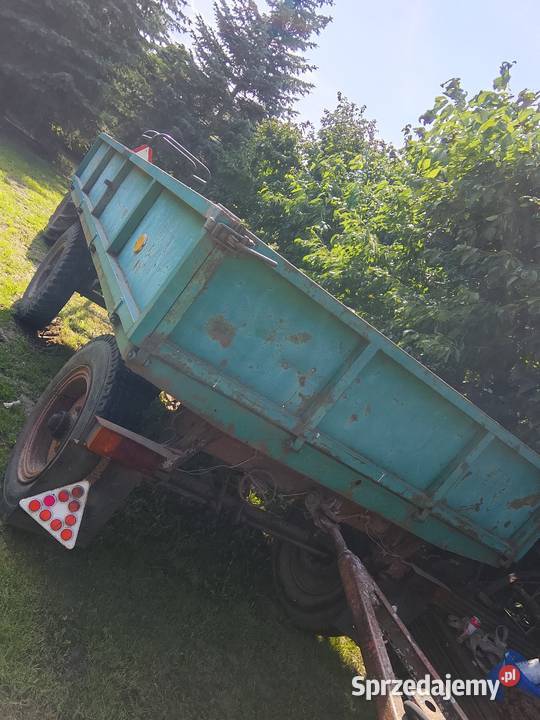 Przyczepy rolnicze D46 sztywne Nie wywrotki Brodnica