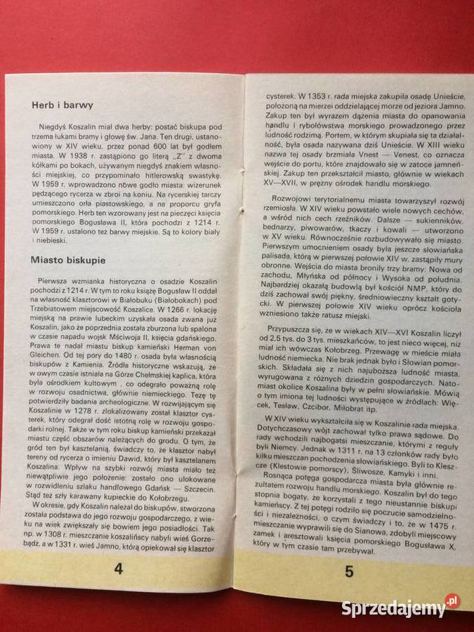 774 Koszalin Plan Miasta Szczecin sprzedam