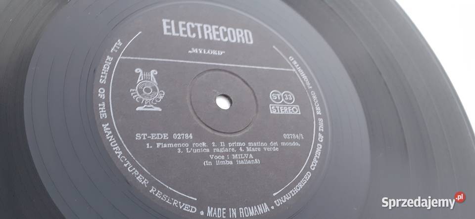 Milva Mylord płyta winylowaVinyl Płyty i kasety