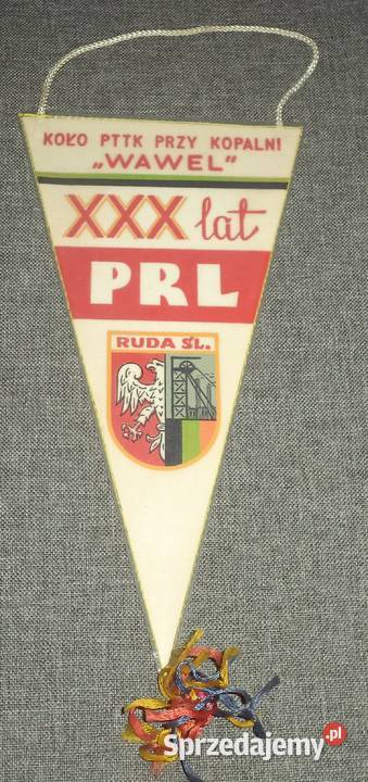 Kopalnia KWK Wawel Ruda Śląska proporczyk PTTK Piekary Śląskie