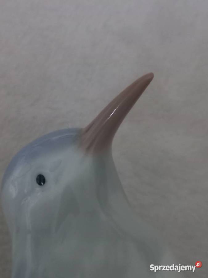 Figurka porcelanowa ptak Zimorodek Toruń