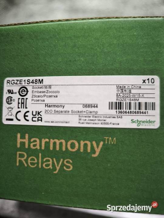 Gniazdo przekaźnika Schneider RGZE1S48M Plewiska