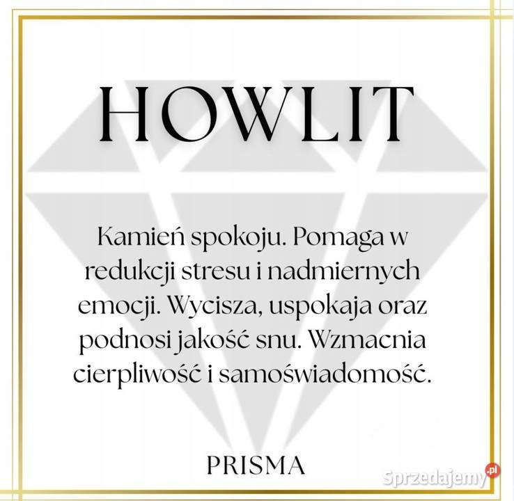 Bransoletka z Howlitu Zgierz