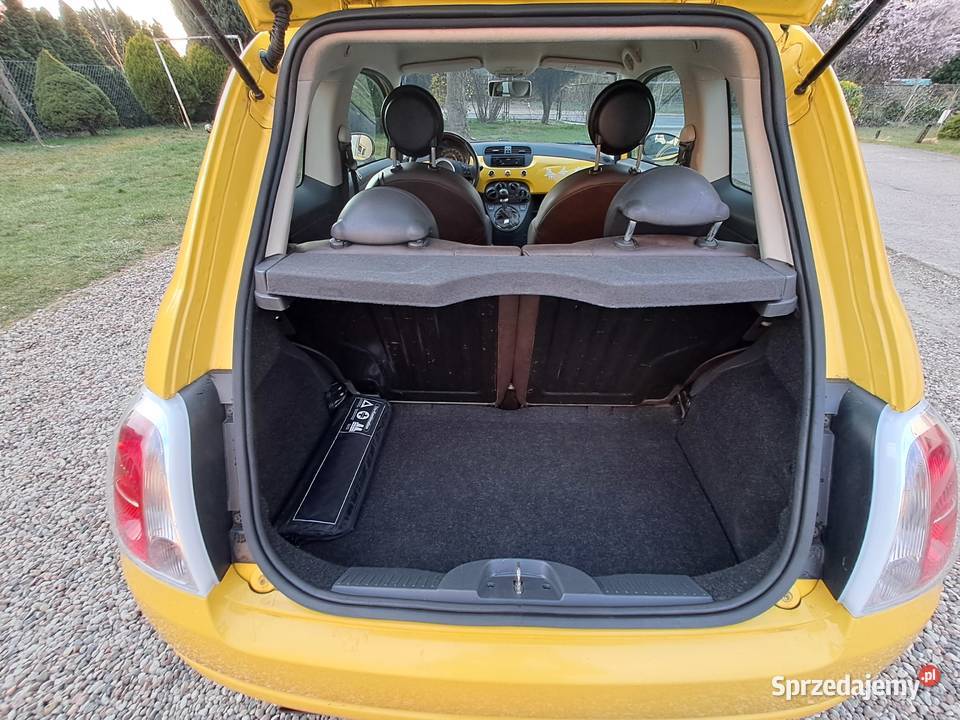 Fiat 500 Ciekawy kolorek Rok produkcji 2008 Poznań