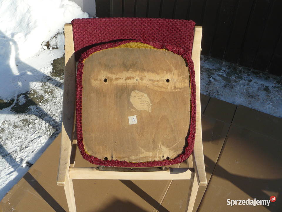 Stare krzesła skoczki proj J Kędziorek Nowy Sącz