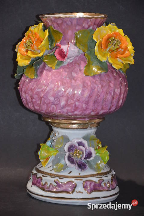 Porcelana Roceram Wazon waza Camelia do kolekcji Środa Wielkopolska