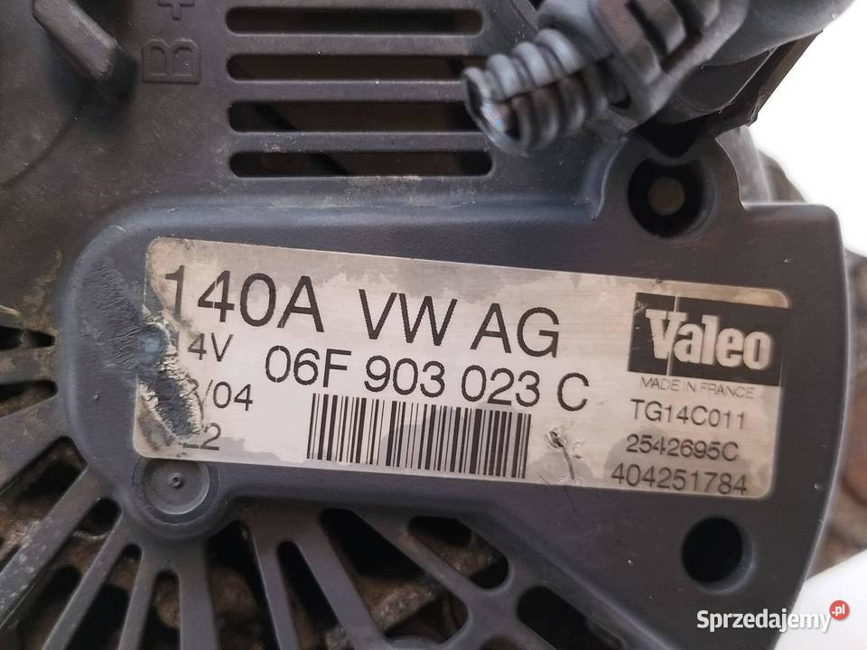 ALTERNATOR 06F903023C 19 TDI VW Volkswagen Golf