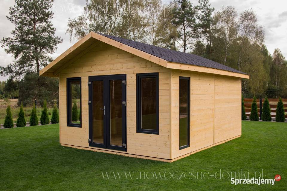 Drewniany domek ogrodowy Leon 2 wym 4x4m Olsztyn