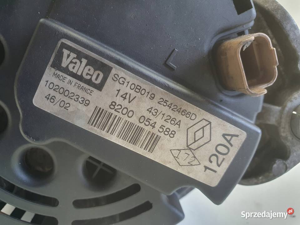 ALTERNATOR Renault Laguna I 19 DTI 8200054588 Chełm