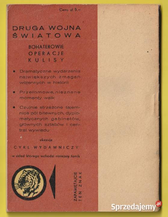 ŻÓŁTY TYGRYS KRACH SIWEJ CZAPLI 1964 Rok wydania 1964 łódzkie Łódź