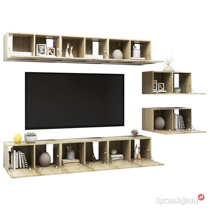 Szafki TV 8 dąb sonoma płyta wiórowa WM3079042 Warszawa