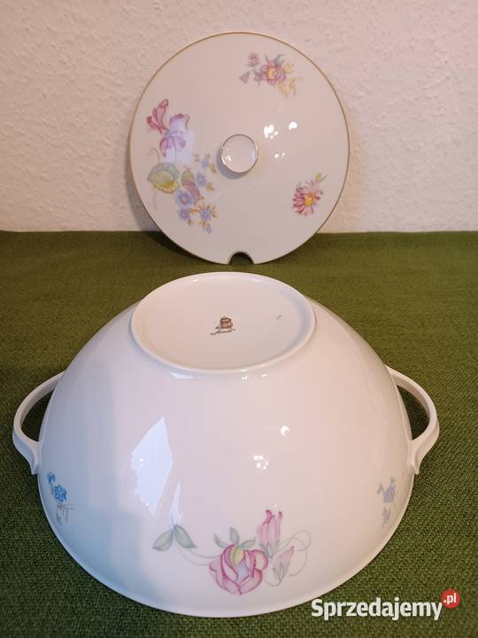 Waza do zupy piękna sygnowana porcelana