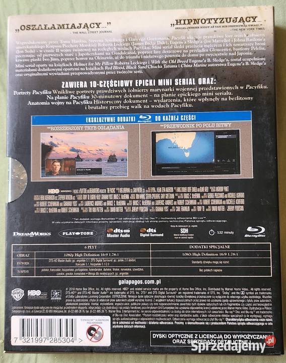 Pacyfik film 6 płyt bluray Kultura i Rozrywka