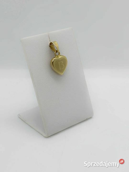 Złota zawieszka pr 585 083g Literka B Elbląg