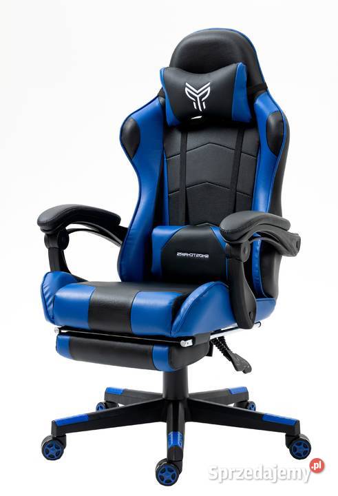 Fotel Gamingowy z podnóżkiem obrotowy GHOST 17 72cm Skawina sprzedam