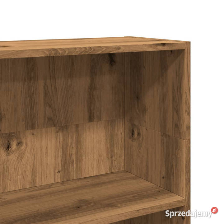 Regał dąb artisian 80x24x109 materiał