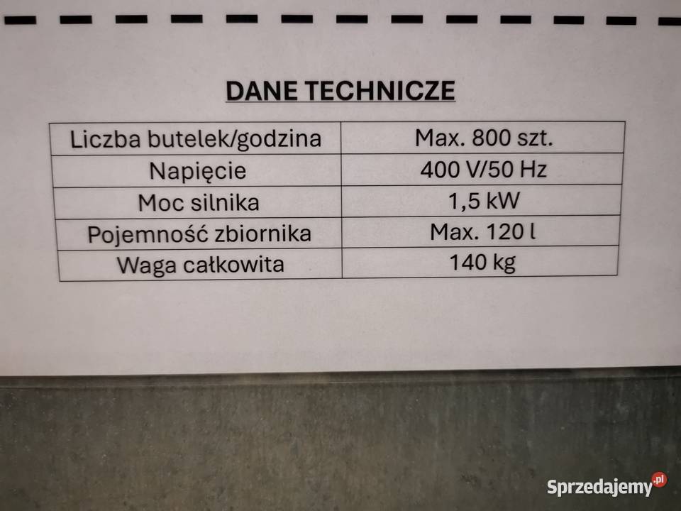Rozdrabniarka Kruszarka do butelek szklanych mazowieckie Warszawa