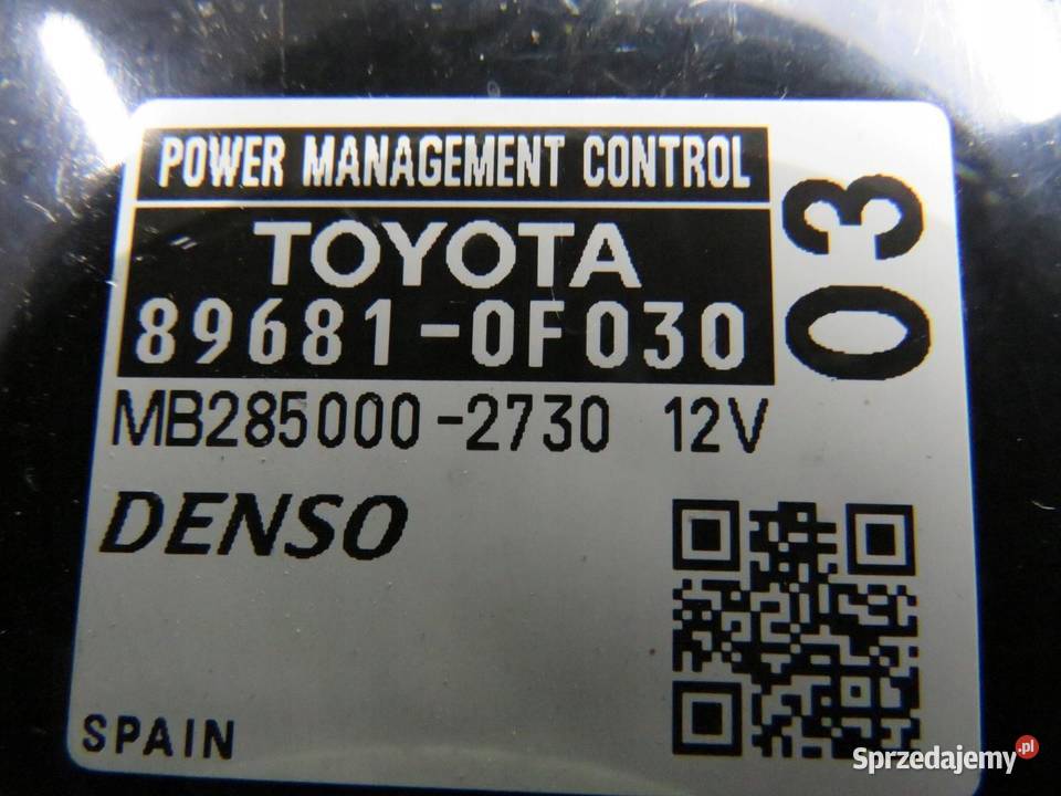 MODUŁ STEROWNIK AVENSIS T29 896810F030