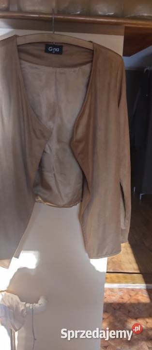 Krótki Kardigan beżowy Nysa