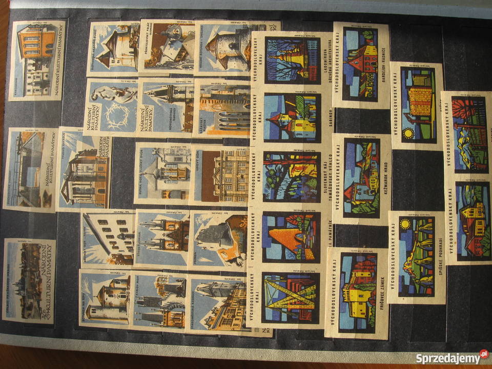 Kolekcja etykiet zapałczanych Warszawa