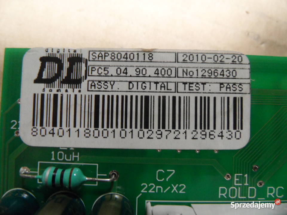 programator pralki amica AWCE10DA 8040118 świętokrzyskie Radlin