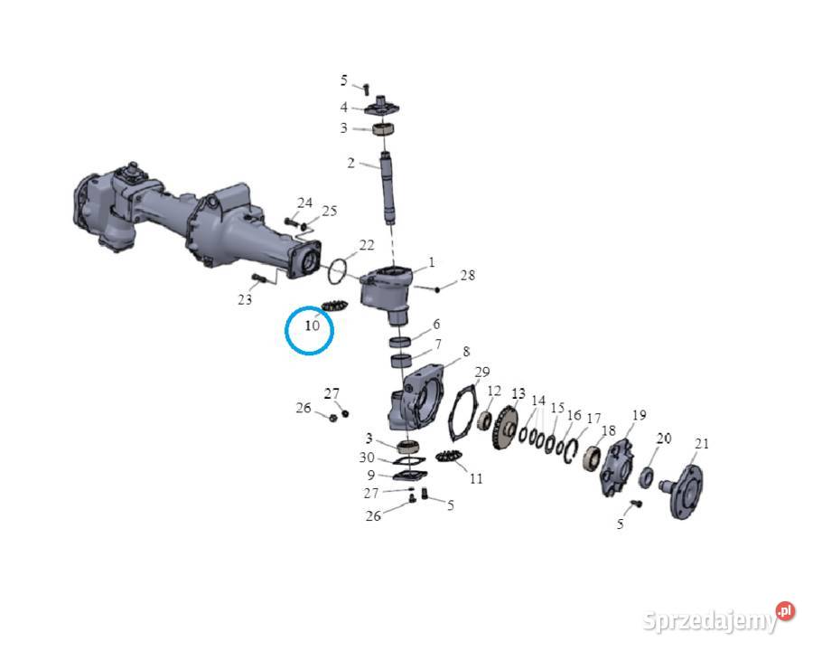 Zębatką stożkowa Mitsubishi VST 13T14T sprzedam