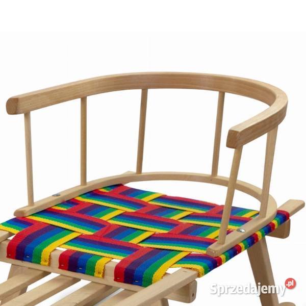 SANKI DREWNIANE taśma oparciesznurek producent Śleszowice