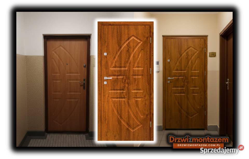 Drzwi Wejściowe Wewnątrzklatkowe Do Mieszkania Z Tychy sprzedam