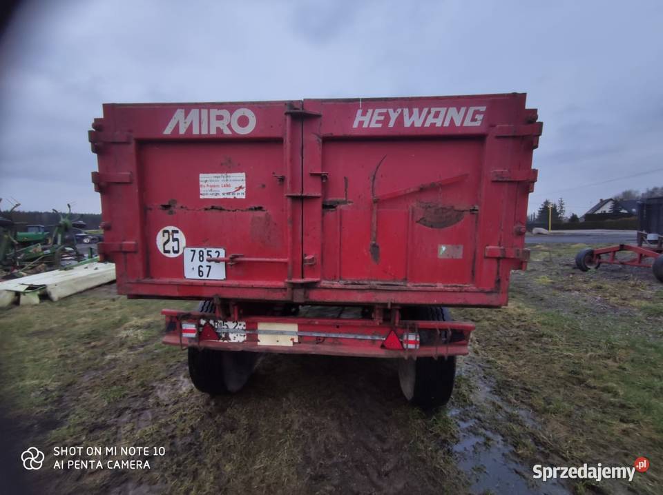 Przyczepa 14T Heywang Miro wielkopolskie Łobżenica