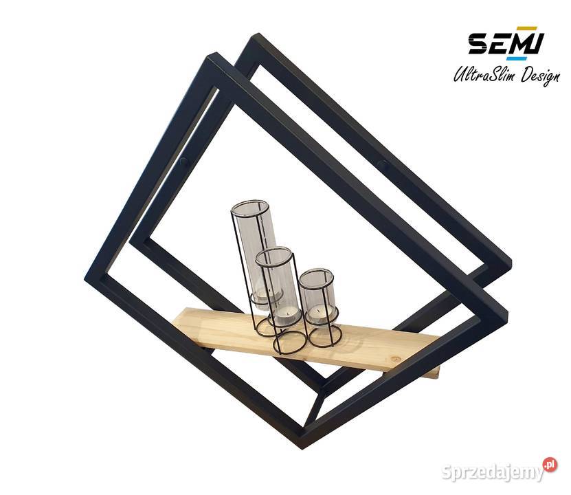 Półka ścienna na ścianę loft na książki Jeżowe