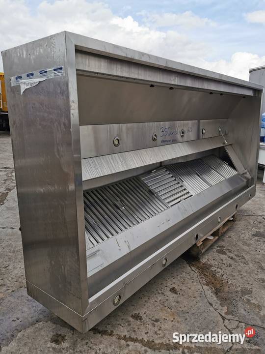 Okap centralny wywiewnonawiewny 350x60x120 Krotoszyn