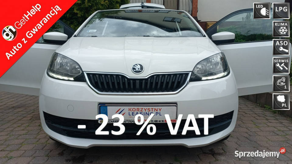 koda Citigo 10 MPI LPG Salon Ledy Klima 13999 Gdańsk