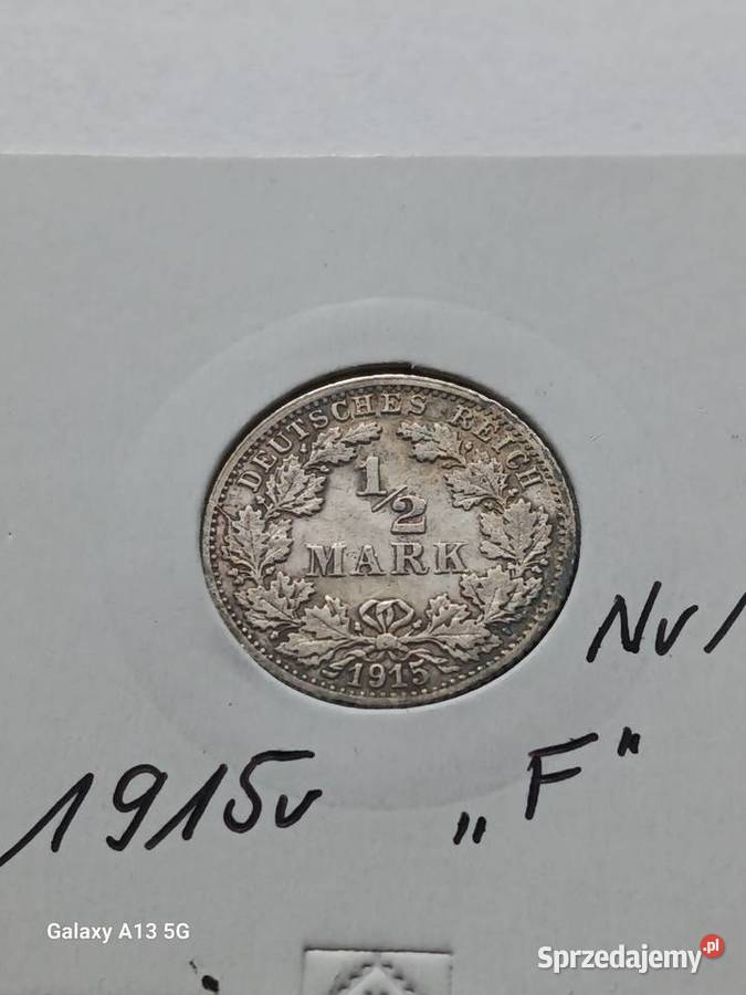 12 Marki Prusy 1915 r 1 mennica F wielkopolskie Konin