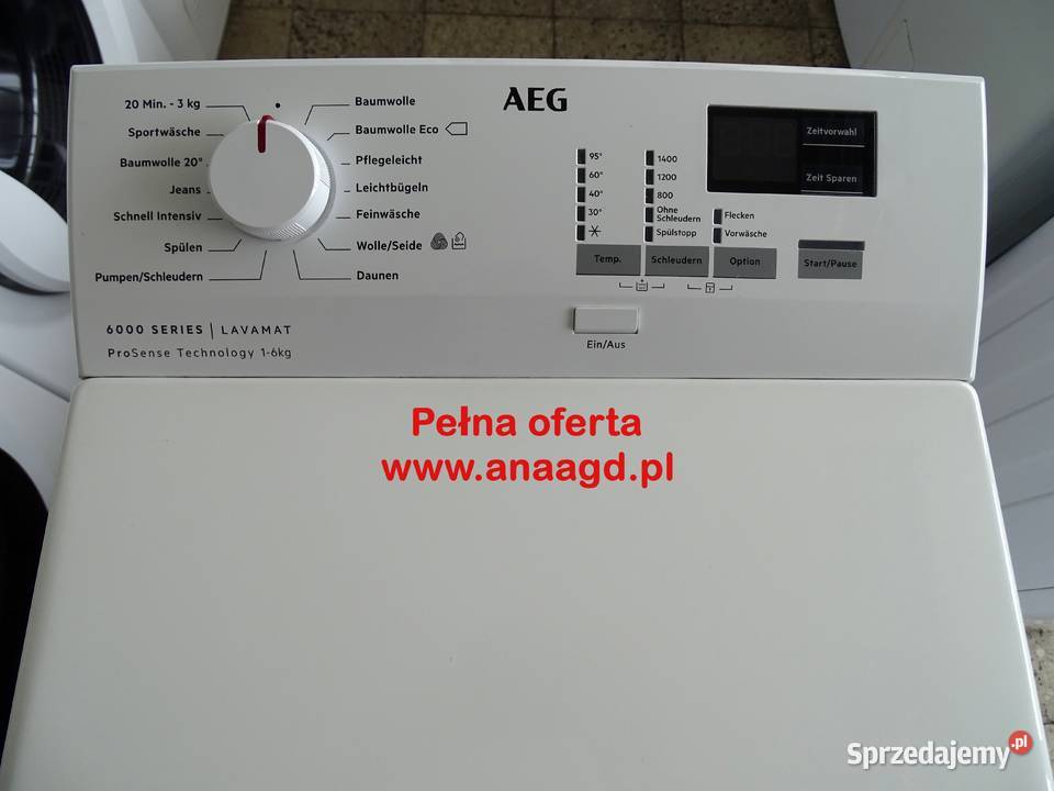 Pralka AEG 6000 Series Pro Sense A 6 GWARANCJA Miękowo