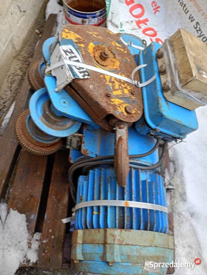 wciągarka balkancar suwnica zblocze linowe wózek mazowieckie Jastrząb