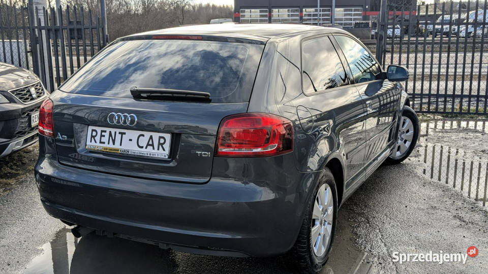 Audi A3 3drzwiowe 16TDi105OPŁACONYBezwypadkowy immobilizer śląskie Częstochowa