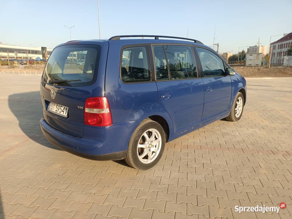 VW Touran 19 TDI BXE 7osobowy 6biegowy świętokrzyskie Starachowice