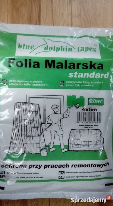 Folia malarska Blue Dolphin Standard 4X5m Warszawa
